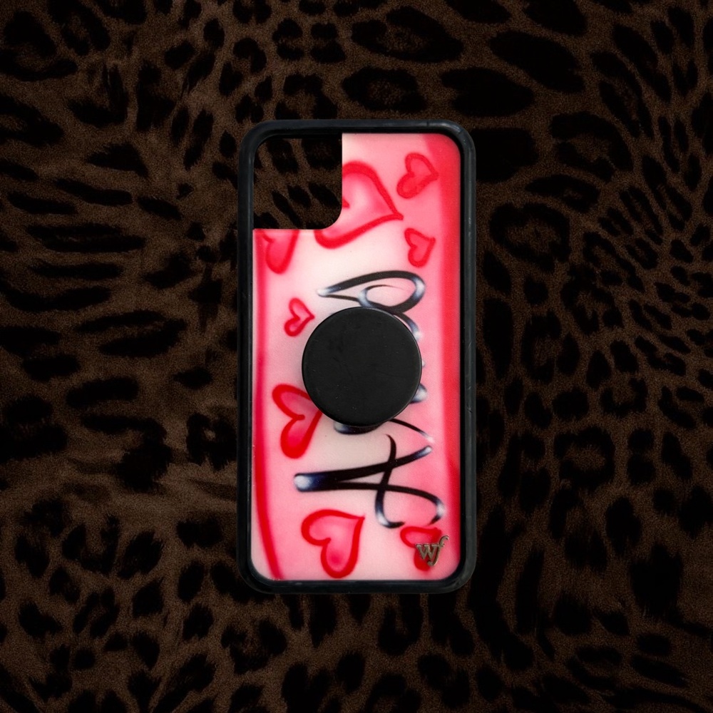 Aries Black and Red Airbrushed iPhone Case